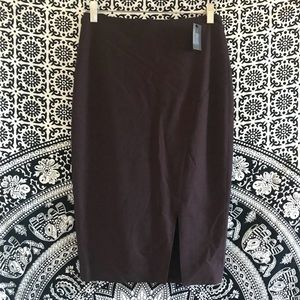 The Limited Brown Pencil Skirt